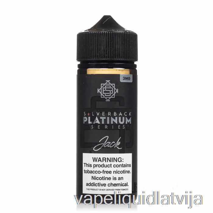 Jack - Silverback Platinum Series - 120ml 0mg Vape šķidrums